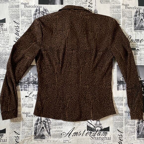 Ilyza New York Women's Brown Blouse - Picture 2 of 4